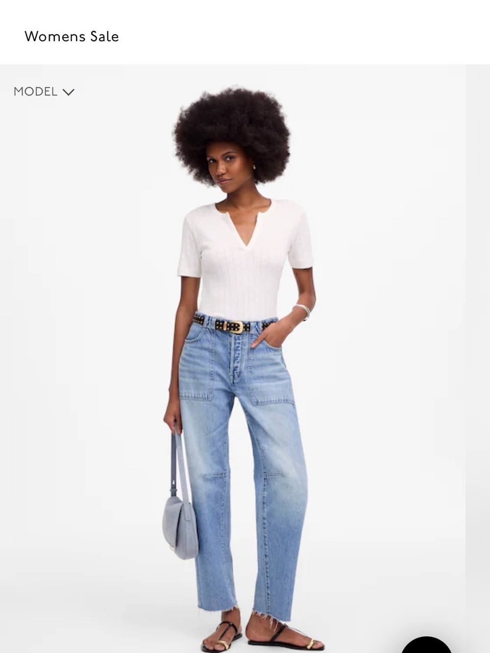 The Darted Barrel Leg Utility Jean In Riverbend Wash